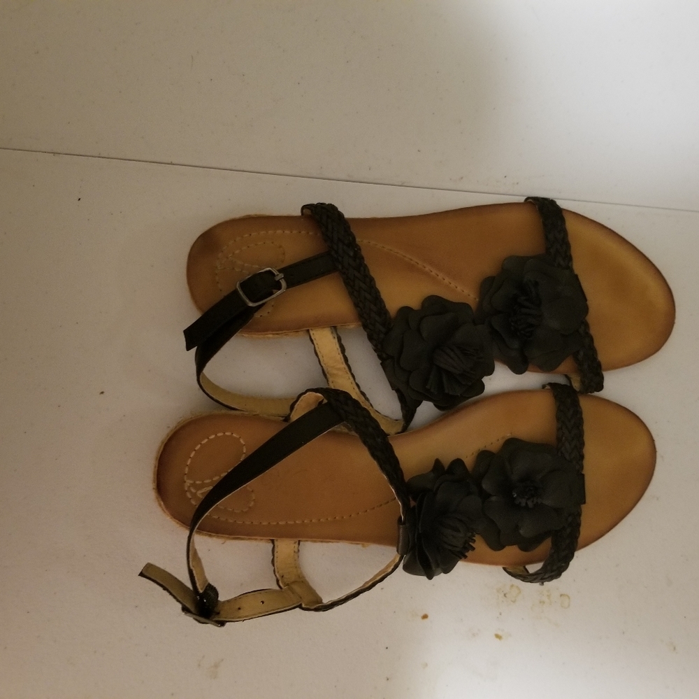 Women dressed sandals